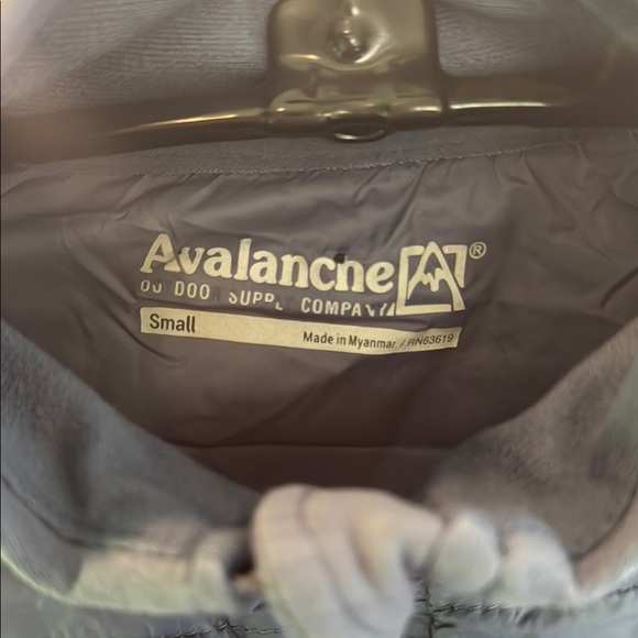 Avalanche Blue Puffer Jacket with High Collar size Small - Picture 3 of 9